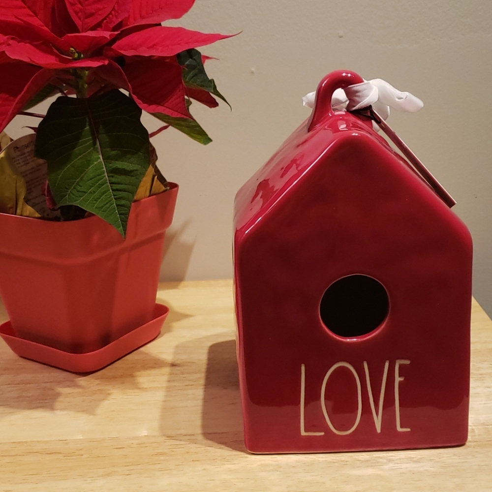 Rae dunn "LOVE" Birdhouse